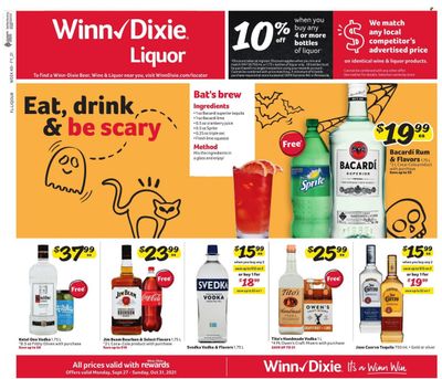Winn Dixie (AL, FL, GA, LA) Weekly Ad Flyer October 6 to October 13