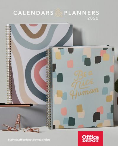 Office DEPOT Calendars & Planners 2022 Promotions & Flyer Specials January 2023