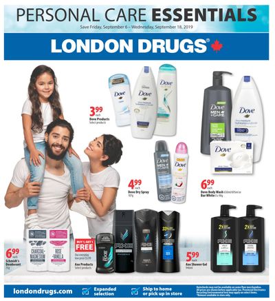 London Drugs Personal Care Essentials Flyer September 6 to 18