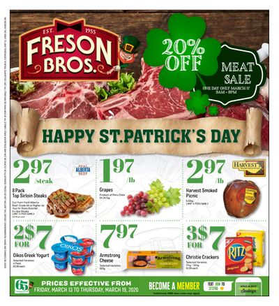 Freson Bros. Flyer March 13 to 19