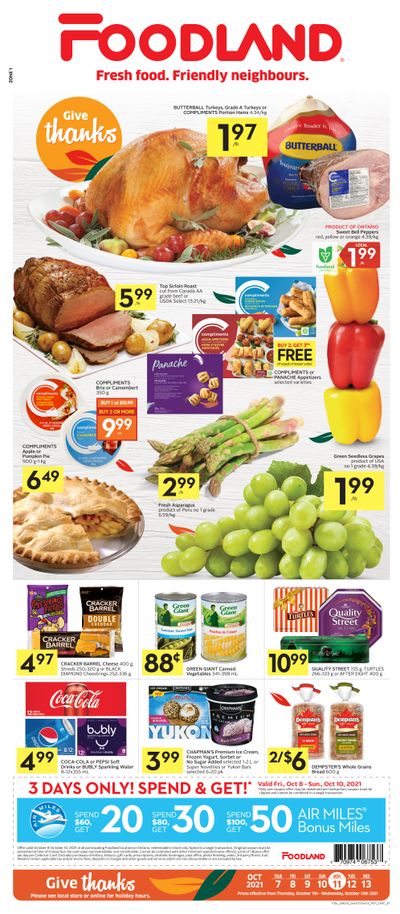 Foodland (ON) Flyer October 7 to 13