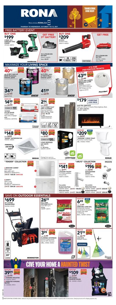 Rona (Atlantic) Flyer October 7 to 13