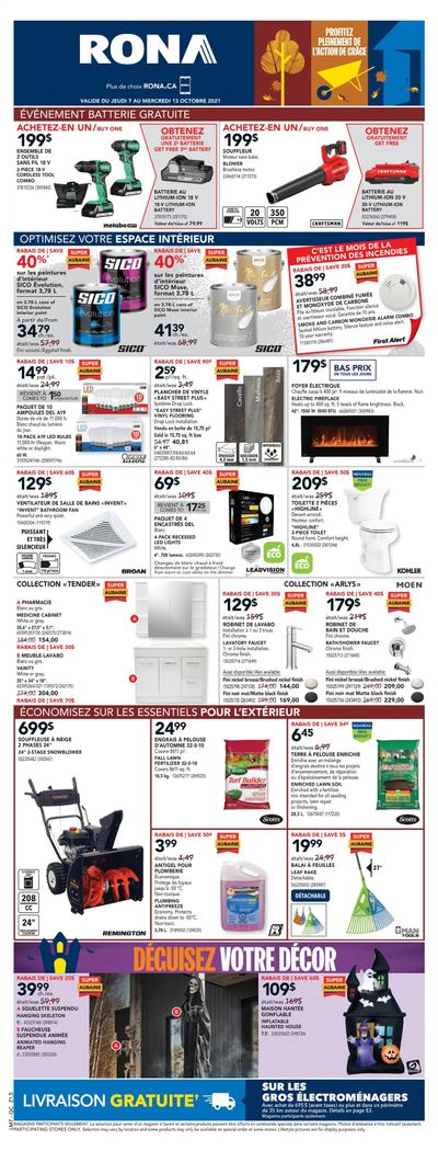 Rona (QC) Flyer October 7 to 13