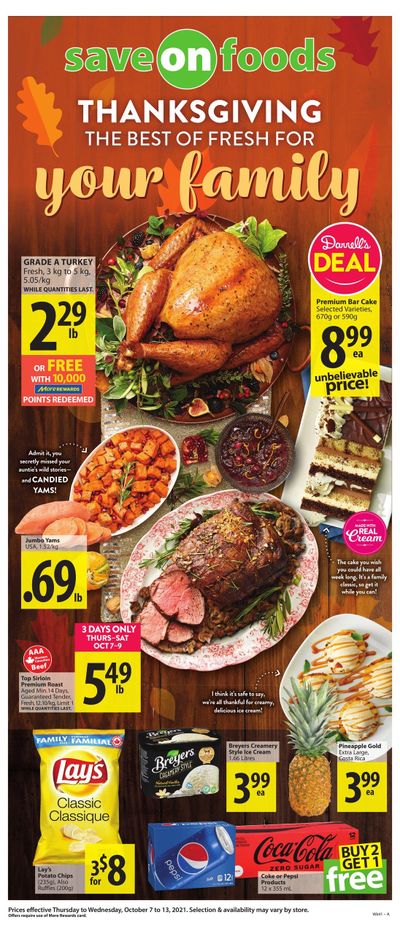 Save on Foods (BC) Flyer October 7 to 13