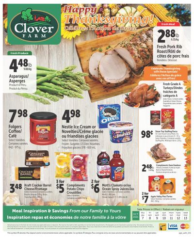 Clover Farm Flyer October 7 to 13