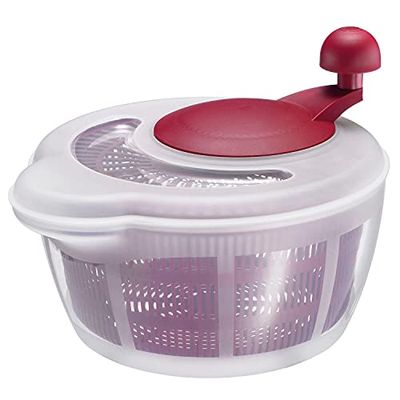 Westmark Germany Vegetable and Salad Spinner with Pouring Spout (Red/Clear) $25.57 (Reg $41.64)