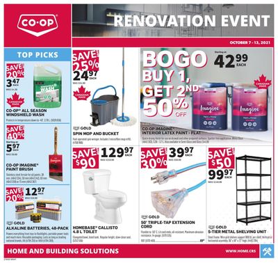 Co-op (West) Home Centre Flyer October 7 to 13