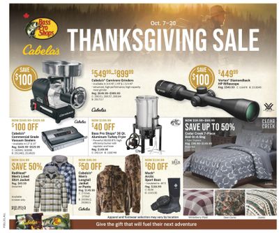 Bass Pro Shops Flyer October 7 to 20