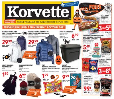 Korvette Flyer October 7 to 13