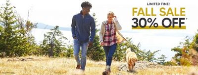 Eddie Bauer Canada Deals: Save 30% OFF Fall Sale + Extra 50% OFF Clearance with Coupon Code + More
