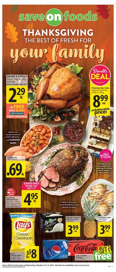 Save on Foods (SK) Flyer October 7 to 13