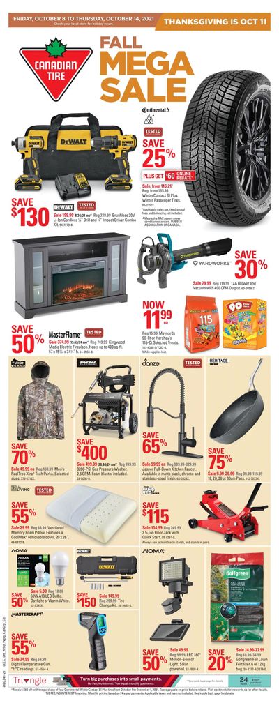 Canadian Tire (Atlantic) Flyer October 8 to 14 Canadian Tire (Atlantic) Flyer October 8 to 14