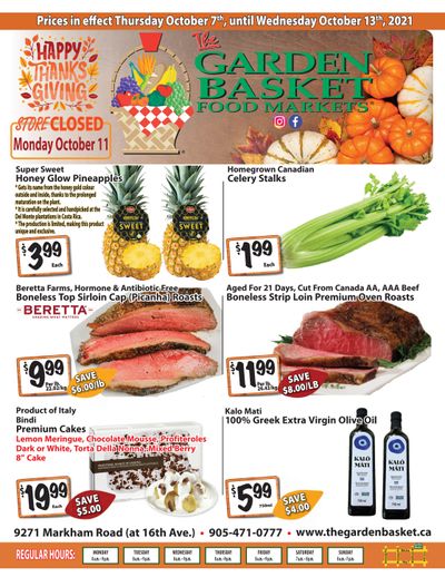 The Garden Basket Flyer October 7 to 13