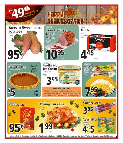 The 49th Parallel Grocery Flyer October 7 to 13