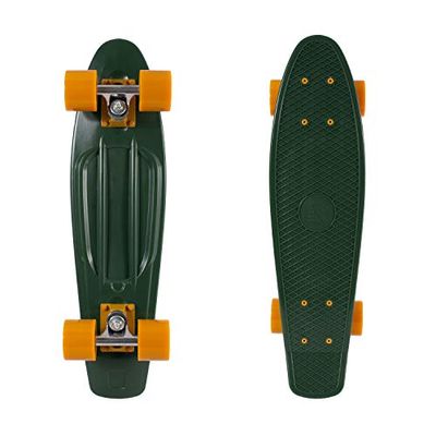 Retrospec Quip Skateboard 22.5" Classic Plastic Mini Cruiser Complete Skate Board w/ABEC 7 Bearings $33.93 (Reg $42.05)