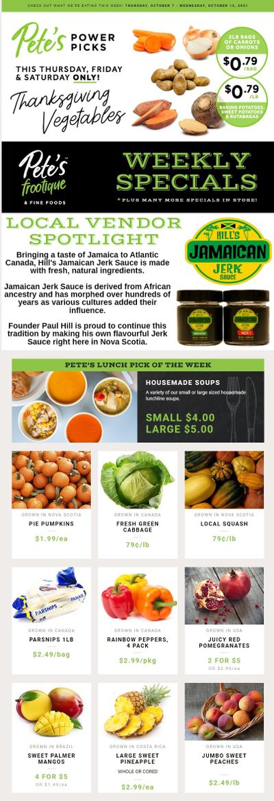 Pete's Fine Foods Flyer October 7 to 13