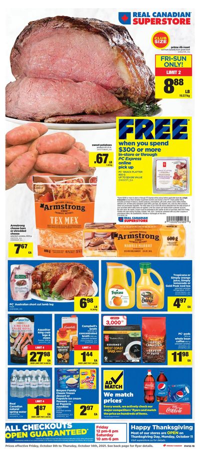 Real Canadian Superstore (West) Flyer October 8 to 14
