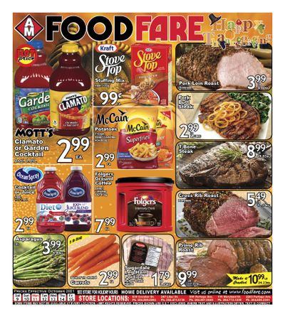 Food Fare Flyer October 9 to 15