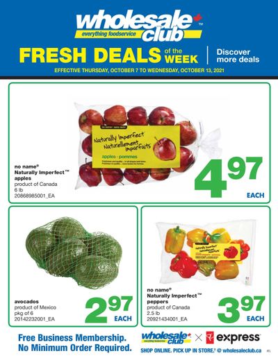 Wholesale Club (Atlantic) Fresh Deals of the Week Flyer October 7 to 13