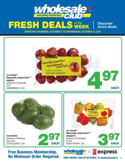 Wholesale Club (ON) Fresh Deals of the Week Flyer October 7 to 13