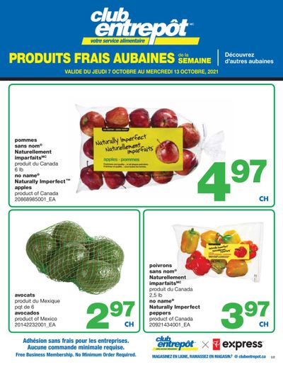 Wholesale Club (QC) Fresh Deals of the Week Flyer October 7 to 13