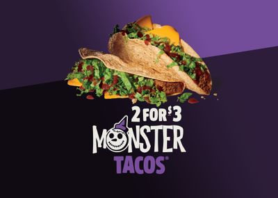 Monster Tacos Return with a 2 for $3 Deal to Jack In The Box Restaurants this Halloween