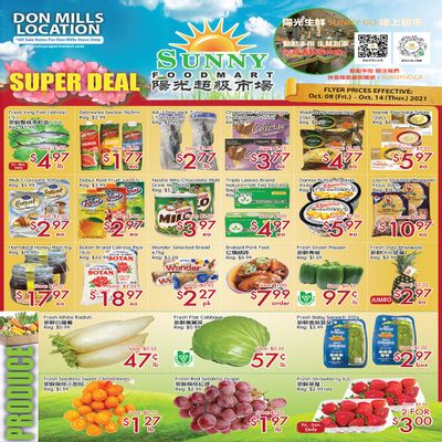 Sunny Foodmart (Don Mills) Flyer October 8 to 14