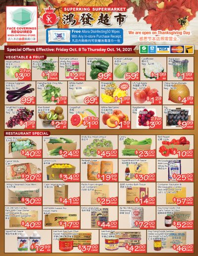 Superking Supermarket (North York) Flyer October 8 to 14
