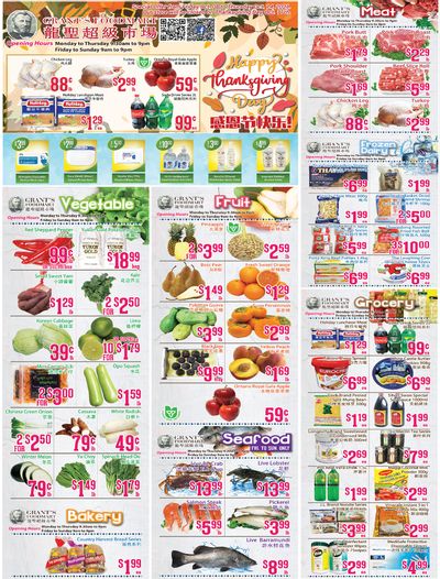 Grant's Food Mart Flyer October 8 to 14