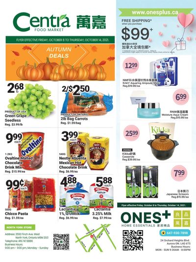 Centra Foods (North York) Flyer October 8 to 14