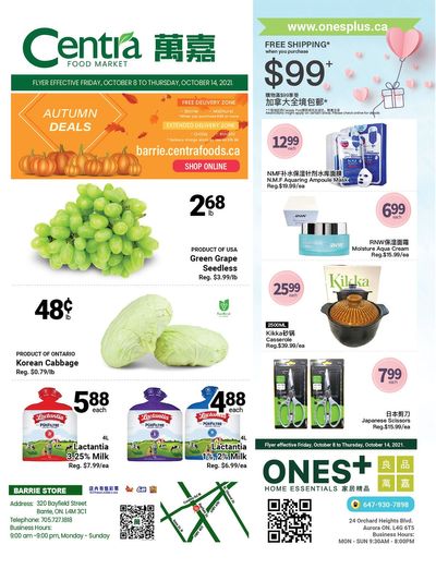 Centra Foods (Barrie) Flyer October 8 to 14