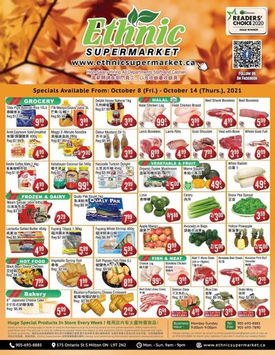 Ethnic Supermarket Flyer October 8 to 14