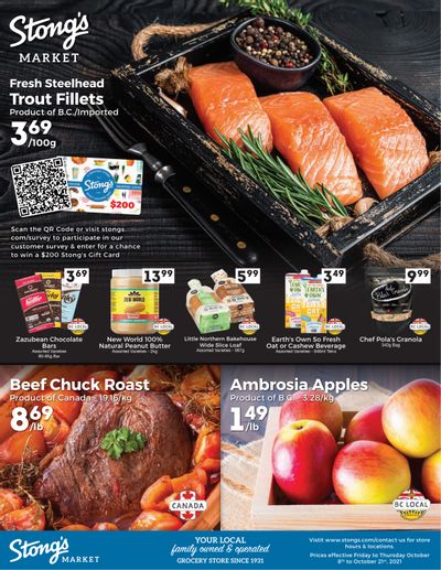 Stong's Market Flyer October 8 to 21