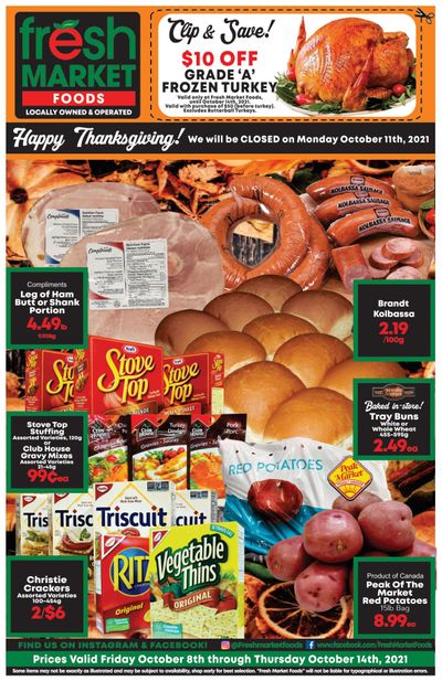 Fresh Market Foods Flyer October 8 to 14