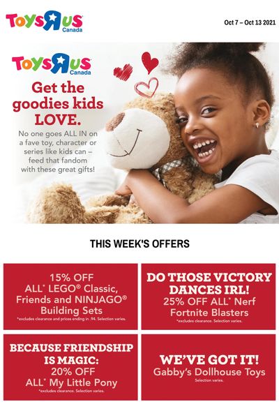 Toys R Us Flyer October 7 to 13