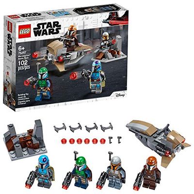 LEGO Star Wars Mandalorian Battle Pack 75267 Mandalorian Shock Troopers and Speeder Bike Building Kit; Great Gift Idea for Any Fan of Star Wars: The Mandalorian TV Series, New 2020 (102 Pieces) $15.99 (Reg $19.99)