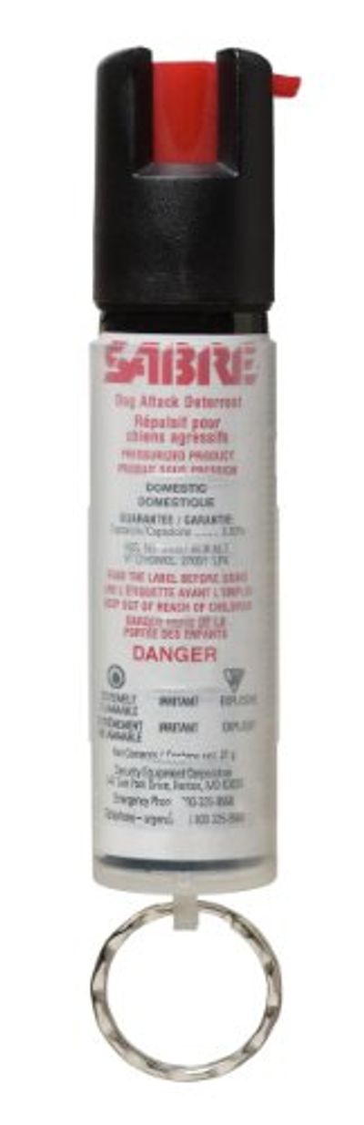 Sabre Keychain Dog Spray - Maximum Strength - with Key Ring $18.99 (Reg $20.89)