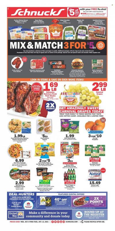 Schnucks (IA, IL, IN, MO) Weekly Ad Flyer October 9 to October 16