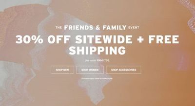 Levi’s Canada The Friends & Family Event: Save 30% OFF Sitewide + FREE Shipping