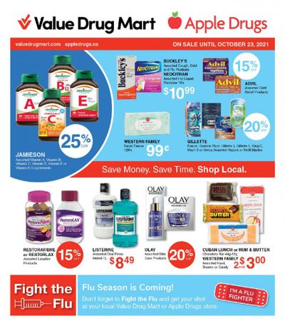 Apple Drugs Flyer October 10 to 23