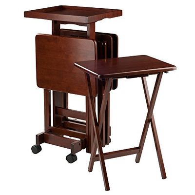Winsome Wood 6-PC Snack Table Set Walnut $127.68 (Reg $161.22) Winsome Wood 6-PC Snack Table Set Walnut $127.68 (Reg $161.22)
