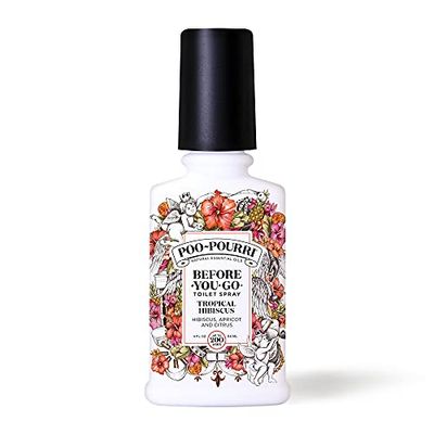 Poo-Pourri Before-You-Go Toilet Spray 4-Ounce Bottle, Tropical Hibiscus Scent - TH-004-CB $14.48 (Reg $18.99)