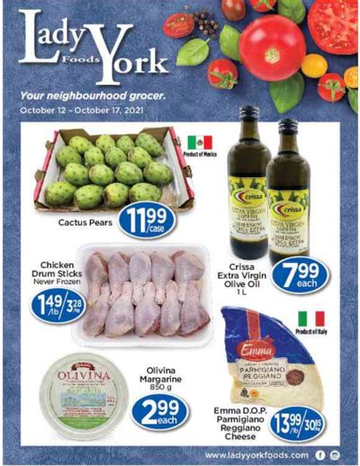 Lady York Foods Flyer October 12 to 17