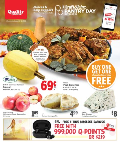 Quality Foods Flyer October 11 to 17