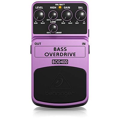Behringer BOD400 Bass Overdrive Authentic Tube-Sound Overdrive Effects Pedal $47.52 (Reg $53.64)
