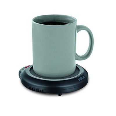Salton Coffee Mug & Tea Cup Warmer for Office Desk Use, Electric Beverage Warmer with Automatic Temperature Control, Perfect for Warming Candle Wax No Flame Warming, Black (SMW12BK) $11.14 (Reg $15.90)