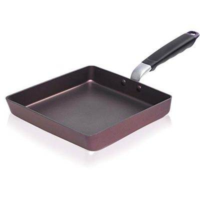 TeChef Tamagoyaki Japanese Omelette Pan/Egg Pan, Coated with Dupont Teflon Select Colour Collection/Non-Stick Coating (PFOA Free)/(Large) $31.6 (Reg $35.19)