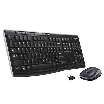 Logitech MK270 Wireless Keyboard and Mouse Combo - Keyboard and Mouse Included, Long Battery Life $26.98 (Reg $44.24)