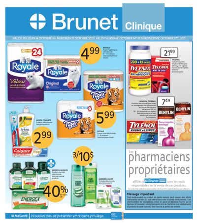 Brunet Clinique Flyer October 14 to 27