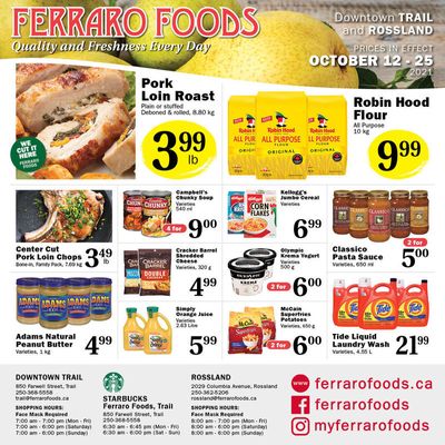 Ferraro Foods Flyer October 12 to 25